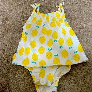 Baby Girl Lemon Onesie